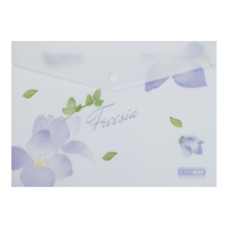 Папка на кнопці А4  BUROMAX 3943-26 ARABESKI бузкова (12) /BM.3943-26/