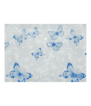 Папка на кнопці А4  BUROMAX 3943-31 ARABESKI білий перламутр (12) /BM.3943-31/