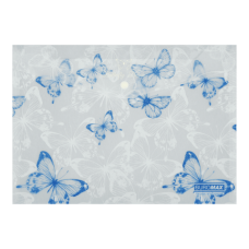 Папка на кнопці А4  BUROMAX 3943-31 ARABESKI білий перламутр (12) /BM.3943-31/