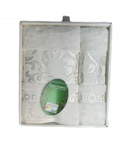 Рушник махровий 2шт. GESTEPE Bamboo в подар. уп. (д/бані+д/обличчя)