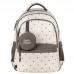 Рюкзак шкільний GoPack Education GO26-182M-3 Beige Polka Dots /GO26-182M-3/