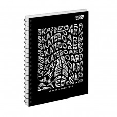 Блокнот YES А5 на спір. тв. пал. 80арк. Skate life 152441 (клітинка) /152441/
