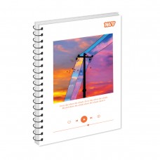 Блокнот YES А5 на спір. тв. пал. 80арк. Dream light 152443 (клітинка) /152443/