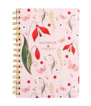 Блокнот AXENT A5 на спір. тв. пал. 80арк. Turnowsky, Secret Garden 1 8473-1-A-TR (клітинка) /8473-1-A-TR/