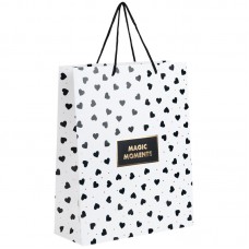 Пакет подарунковий AXENT 8502-40-A Black&White, паперовий (26*32см) (5) /8502-40-A/