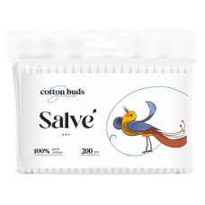 Ватні палички Salve 200шт. п/е уп.