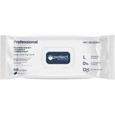 Рушники вологі Protect 60шт. Очищаючі, універсальні (26х22см) (8) /42535201/ 