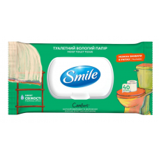 Папір туалетний вологий Smile Comfort 40шт.