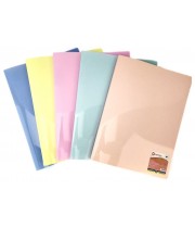 Швидкозшивач плотн. А4 OPTIMA 31281 пласт. пастельне асорті (20) /O31281/