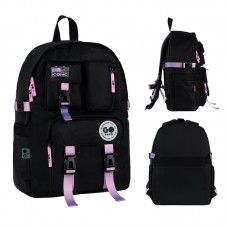Рюкзак шкільний GoPack Education Teens GO26-2500L-2 чорний /GO26-2500L-2/