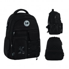 Рюкзак шкільний GoPack Education Teens GO26-184L-3 чорний /GO26-184L-3/