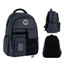 Рюкзак шкільний GoPack Education Teens GO26-184L-4 темно-сірий /GO26-184L-4/