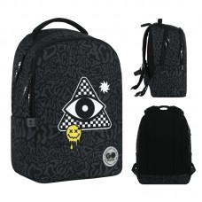 Рюкзак шкільний GoPack Teens GO26-135M-6 чорний /GO26-135M-6/