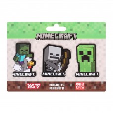 Магніти YES  3шт. фігурні 708542, Minecraft Creeper /708542/
