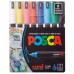 Набір маркерів художніх UNI POSCA  8кол. PC-1MR 8C (0,7мм) /PC-1MR 8C/