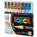 Набір маркерів художніх UNI POSCA Soft Color 8кол. PC-3M SOFT COLOR 8C (0,9-1,3мм) /PC-3M SOFT COLOR 8C/