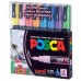 Набір маркерів художніх UNI POSCA Glitter Color 8кол. PC-3ML GLITTER COLOR 8C (0,9-1,3мм) /PC-3ML GLITTER COLOR 8C/