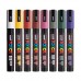 Набір маркерів художніх UNI POSCA Dark Color 8кол. PC-5M DARK COLOR 8C (1,8-2,5мм) /PC-5M DARK COLOR 8C/