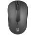 Мишка Defender оптична MM-285 Datum USB black, бездротова