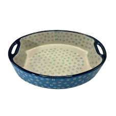 Форма для запікання Limited Edition Chateau SD1031-21 (21,5х16х5,5см) овальна з ручками, керамічна