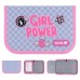 Пенал без наповнення 1 відділення KITE K26-621-5 Girl's Power, з клапаном /K26-621-5/