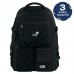Рюкзак шкільний KITE Education teens K26-1018XL-1 Fear Less, чорний /K26-1018XL-1/