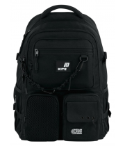 Рюкзак шкільний KITE Education teens K26-1018XL-1 Fear Less, чорний /K26-1018XL-1/