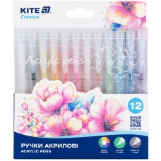 Набір акрилових ручок KITE Creative 12кол. K-1295 /K-1295/