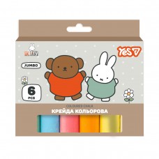 Крейда кольорова Yes Miffy JUMBO 6 штук