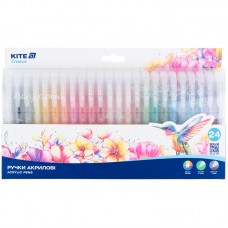 Набір акрилових ручок KITE Creative 24кол. K-1296 /K-1296/
