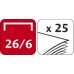 Степлер MAPED 25арк. №24/6,26/6 354511 "Аdvanced Metal" метал., темно-синій /MP.354511/