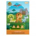 Папір кольоровий А4 20арк 10 кольорів YES 956846 Jurassic World Kids, на скобі (50) /956846/