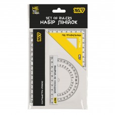 Набір лінійок 15см YES 370700 (3пр.) Не ускладнюй! /370700/