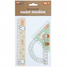 Набір лінійок 15см YES 370726 (3пр.) Miffy /370726/