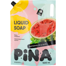Мило рідке PINA 1500мл (дой-пак) Watermelon and Basil 