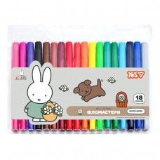 Фломастери Yes Miffy 18 кольорів