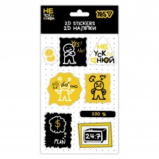 Наліпки YES 708843 Не ускладнюй! (16шт) 2D /708843/