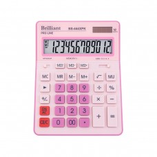 Калькулятор BRILLIANT  бухг. BS-444XPK рожевий, 12розр. (155*203мм) /BS-444XBK/