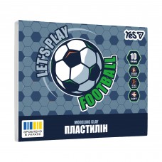 Пластилін Yes Football 10 кольорів 200г