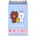 Блокнот Yes Line Friends Trio 85x137 60 аркушів