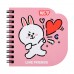 Блокнот фігурний Yes Line Friends Cony 100x100 30 аркушів клітинка