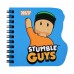 Блокнот фігурний Yes Stumble Guys Blue 100x100 30 аркушів клітинка
