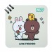 Блокнот Yes Line Friends Butterfly 110x110 80 аркушів  лінія