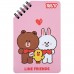 Блокнот Yes Line Friends Hearts 95x145 60 аркушів лінія