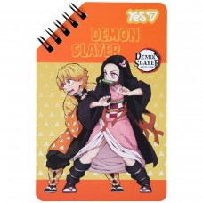 Блокнот Yes Demon Slayer Heroes 95x145 60 аркушів лінія