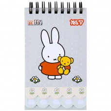 Блокнот Yes Miffy Teddy 85x142 60 аркушів