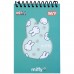Блокнот YES 100x150мм на спір. 60арк. Miffy Flowers 152249, з фігурною висічкою (клітинка) (30) /152249/