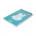 Блокнот YES 100x150мм на спір. 60арк. Miffy Flowers 152249, з фігурною висічкою (клітинка) (30) /152249/