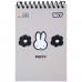 Блокнот YES 100x150мм на спір. 60арк. Miffy Flora 152250, з фігурною висічкою (клітинка) (30) /152250/