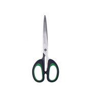 Ножиці BUROMAX 4534-04 JOBMAX 207мм, зелені вставки (24) /BM.4534-04/